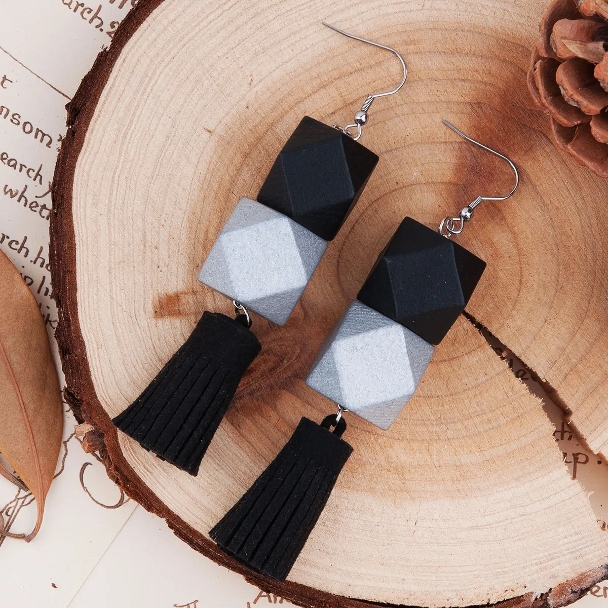 Дорин деревянная коробка искусственный флок и искусственная кожа ботильоны из