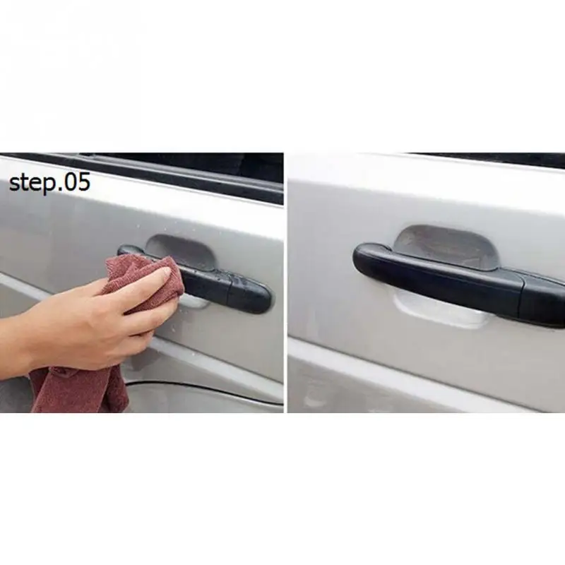 Прозрачная защитная пленка для автомобильных ручек 4 шт. или 8 шт./лот|auto decals|protective