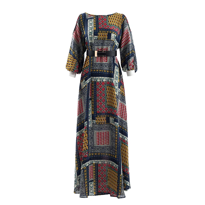 VERRAGEE Новые осенне летние bawting рукавом Геометрическая свободные узор наручные