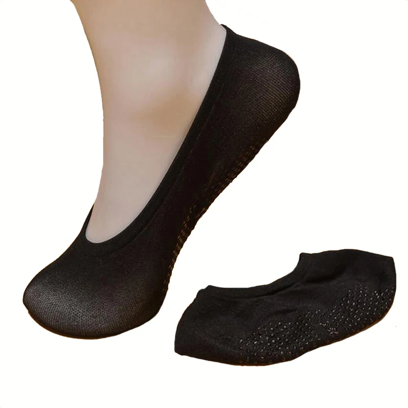 Носки для йоги женские короткие тапочки невидимые носки девушек тонкие розовые