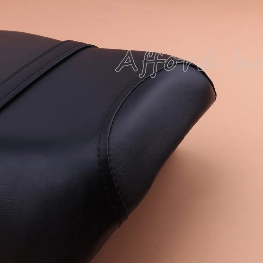 Черное мотоциклетное синтетическое кожаное заднее сиденье Sella из мягкой пены