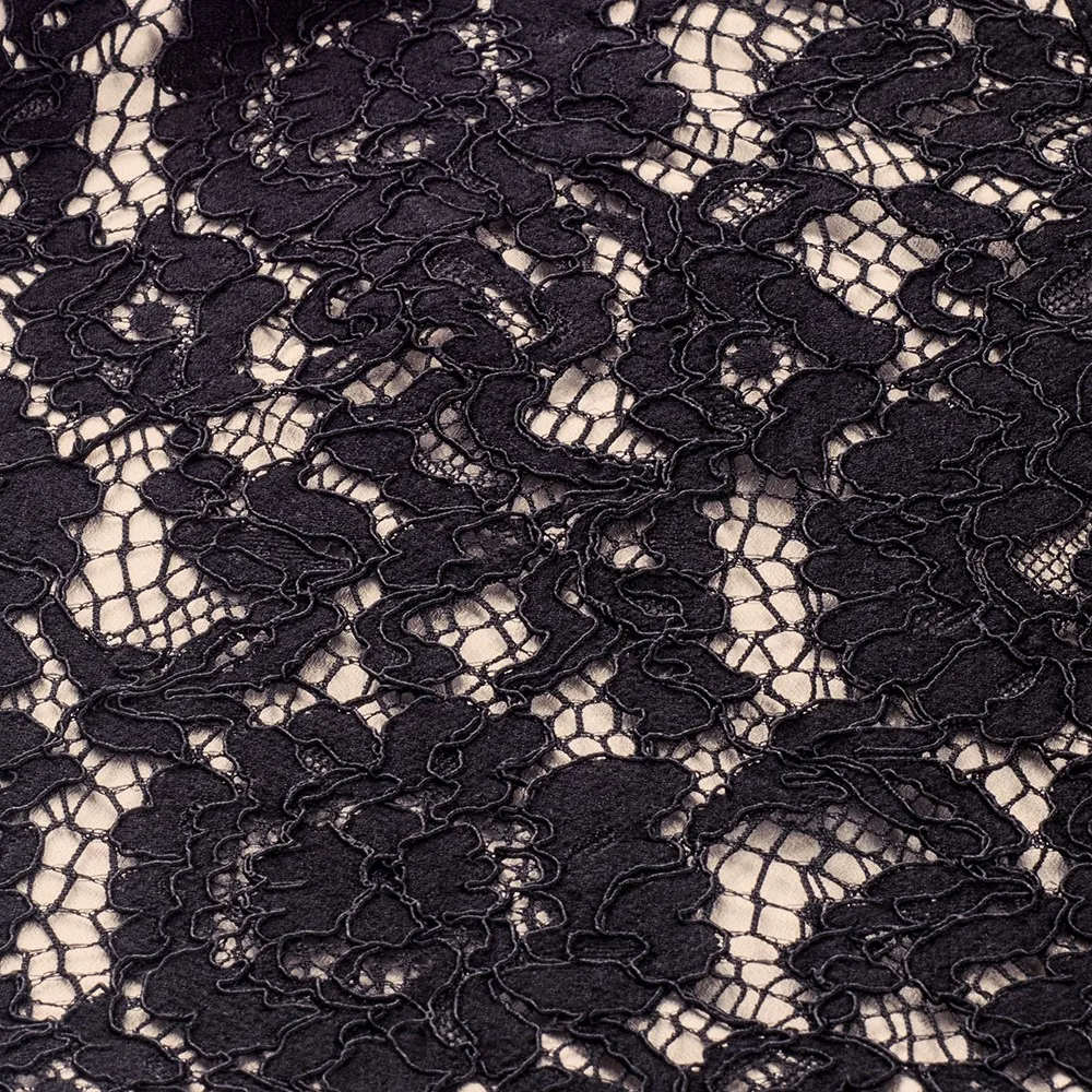 Женское винтажное платье Nice forever однотонное черное с цветочным принтом и