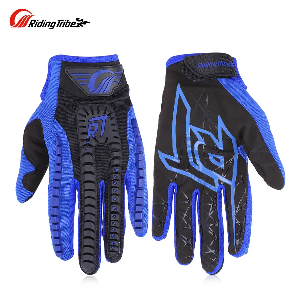 Езда племя Для мужчин женщин мотоцикл Гоночные перчатки Luvas Para дышащая Велосипедный Спорт Прихватки для