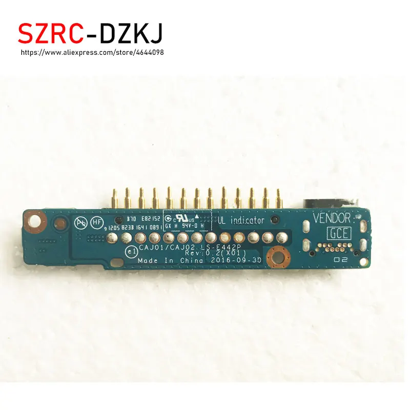 Оригинал для Dell Latitude E7285 DC IN Jack Board|Компьютерные кабели и разъемы| |