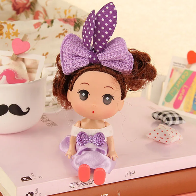 12 см новые куклы DIY Kawaii милые девушки действие пальцем игрушки малыш подарок на