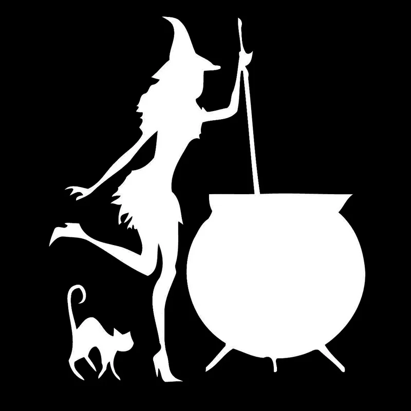 13 7 см * 15 8 ведьма колдель Potion декоративные наклейки виниловые | Автомобили и