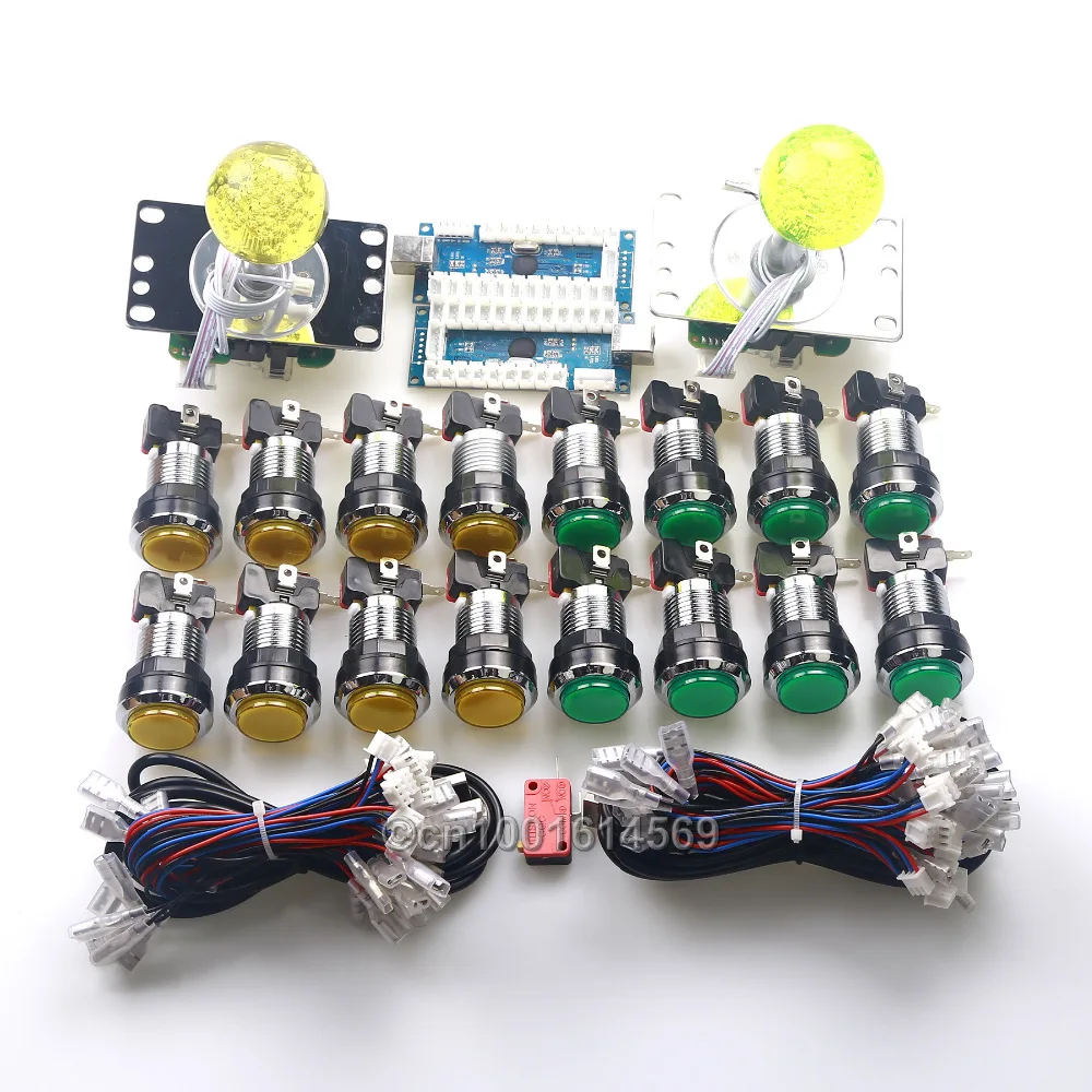 НОВЫЕ комплекты для аркадных игр сделай сам светодиодный кнопки с подсветкой и