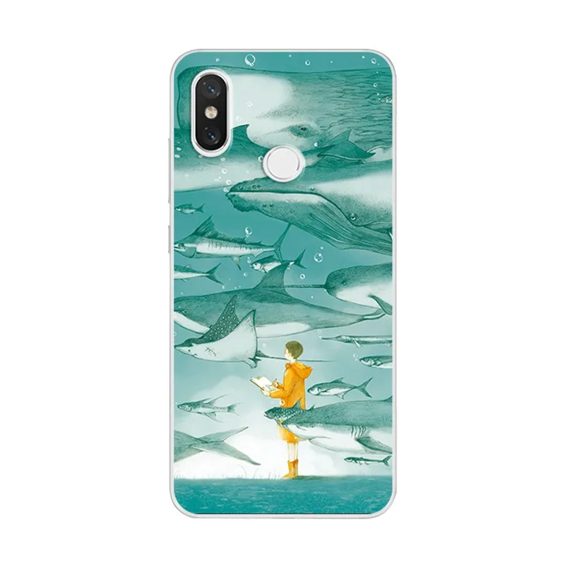 Новинка чехол для телефона Xiaomi Redmi Note 7 новейший Силиконовый Модный с принтом 6 3