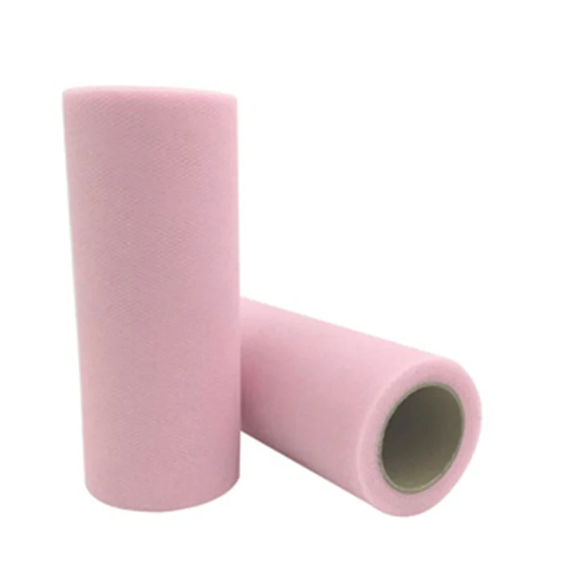pink Лидер продаж, тюль 15 см* 22 м тюль рулон для юбки пачки Свадебная отделка органзы День Рождения украшения для детей и взрослых - Цвет: pink