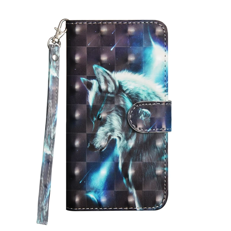 Case for Samsung Galaxy J5 2017 Leather Wallet Phone Cases Cover 3D Cat Flip Etui J530 Coque | Мобильные телефоны и