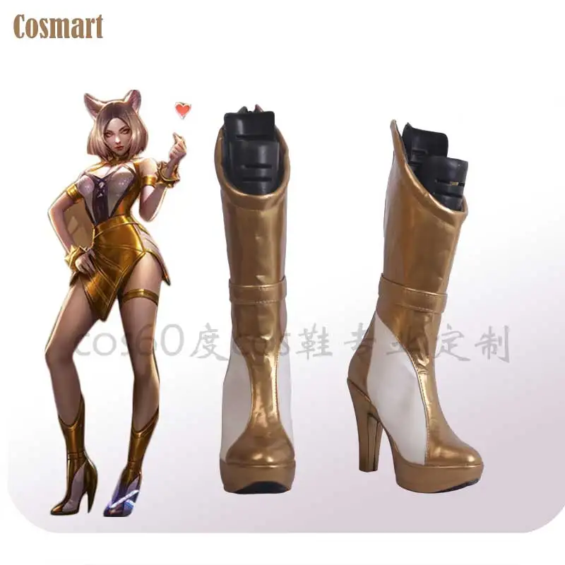 

Женские ботинки на высоком каблуке для косплея LOL KDA Ahri, лидер продаж 2019