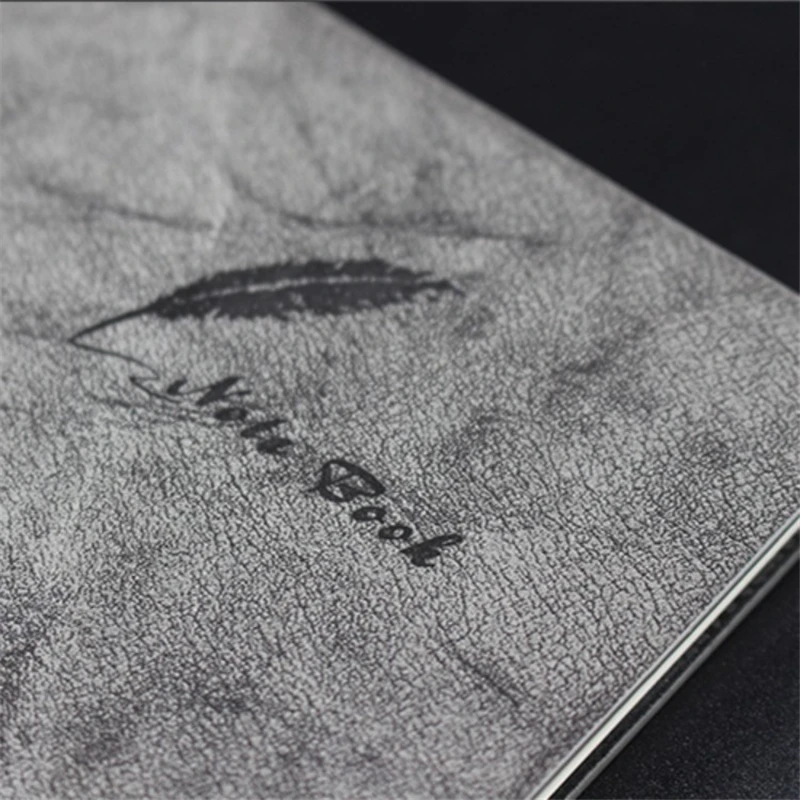 Мягкая кожа a5 Винтаж Тетрадь школьные принадлежности канцелярские 120 Простыни