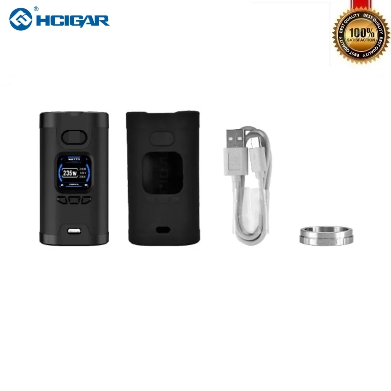 Оригинальный Hcigar Wildwolf 235 Вт бокс-мод TC Питание от двух аккумуляторов 18650 Towis XT235 чип