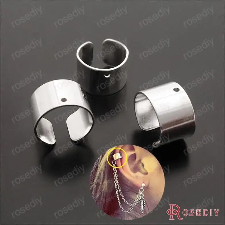 

(JM7183) оптовая продажа 10*6 мм круглые медные серьги серебряного цвета соединение фурнитура Diy ювелирные аксессуары 50 шт.