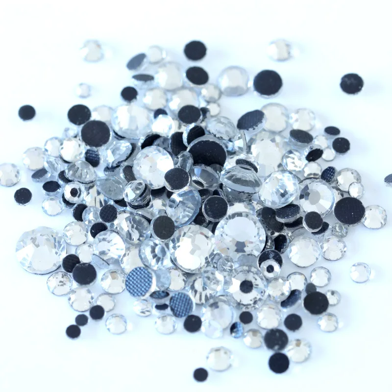 Кристаллы из полиэфирной смолы и рубленого стекловолокна SS6 SS10 SS16 SS20 SS30 Стразы с