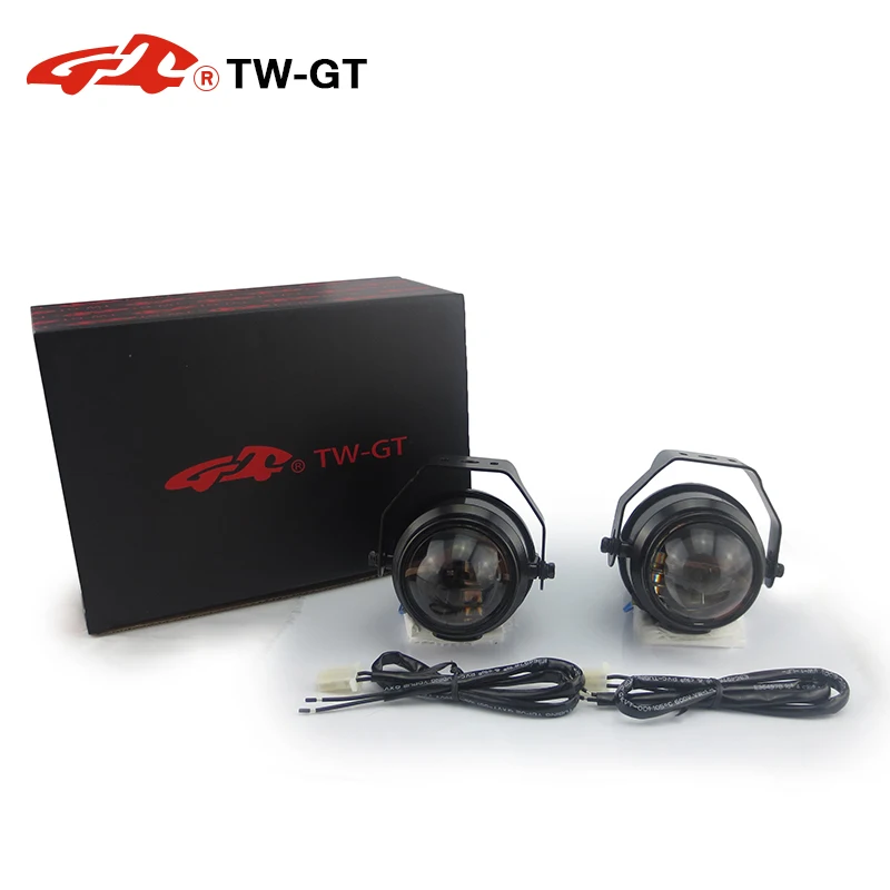 TW GT Универсальный 2 дюймов bi xenon hid противотуманные лампы проектора рассеиватель