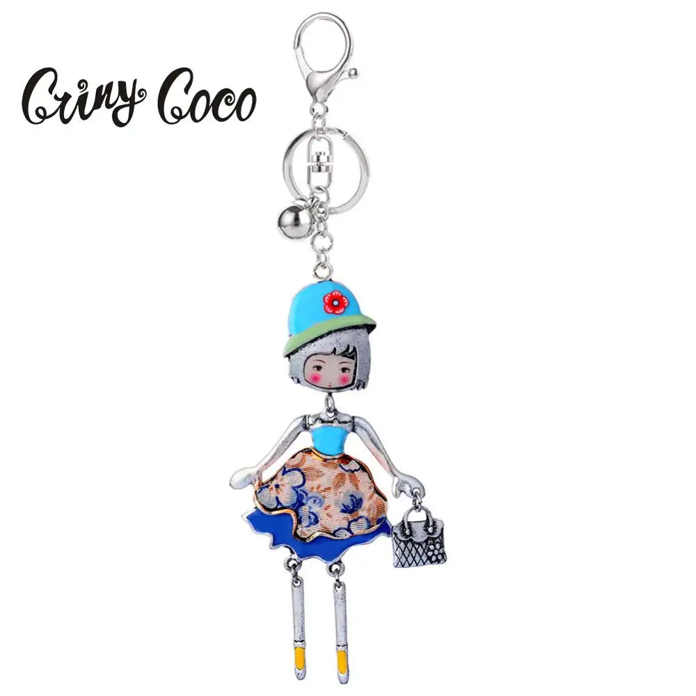Cring Coco креативный кукольный брелок мультяшный Рисунок сумка для автомобиля