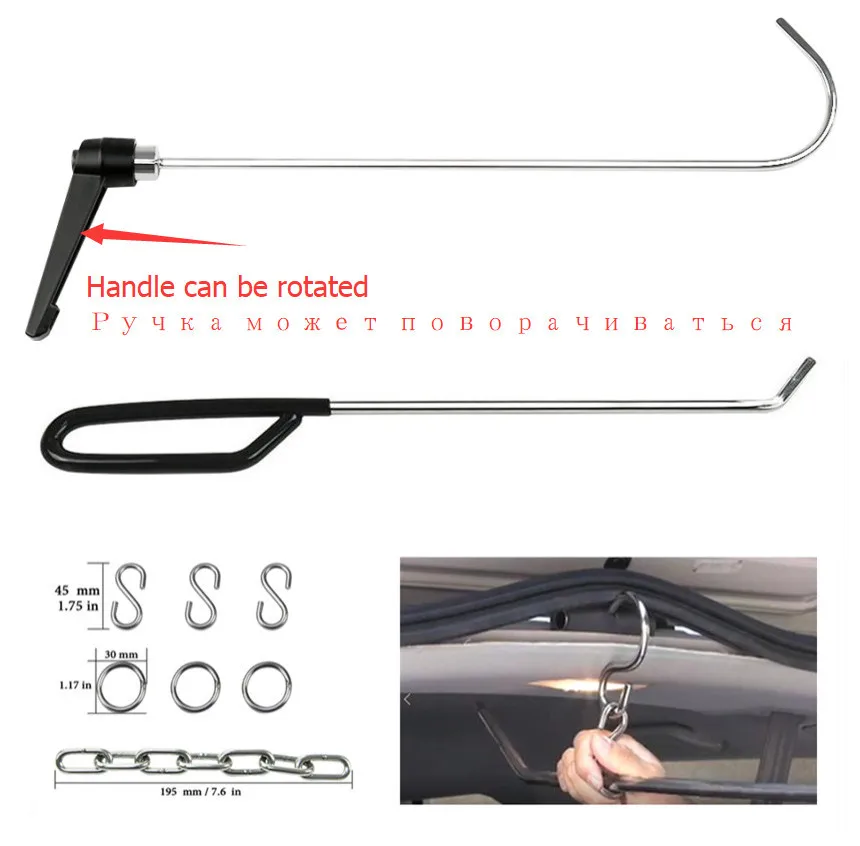 Newly Design tools Rods Set of Tools Hook Tool Push Rod best hook Paintless Dent Repair car body repair tools 4pc newly design rods set of tools hook tool push rod best hook paintless dent repair