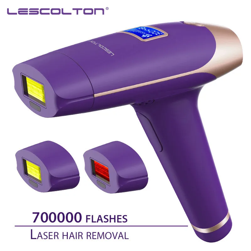 Эпилятор лазерный Lescolton IPL для удаления волос 1000000 раз 4 в 1 с ЖК дисплеем тела