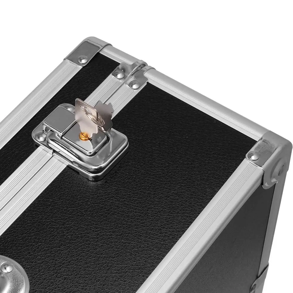 

50x27x12.5cm Portable Safety Equipment instrument Case Aluminum alloy Tool box Outdoor Safety Equipment Suitcase