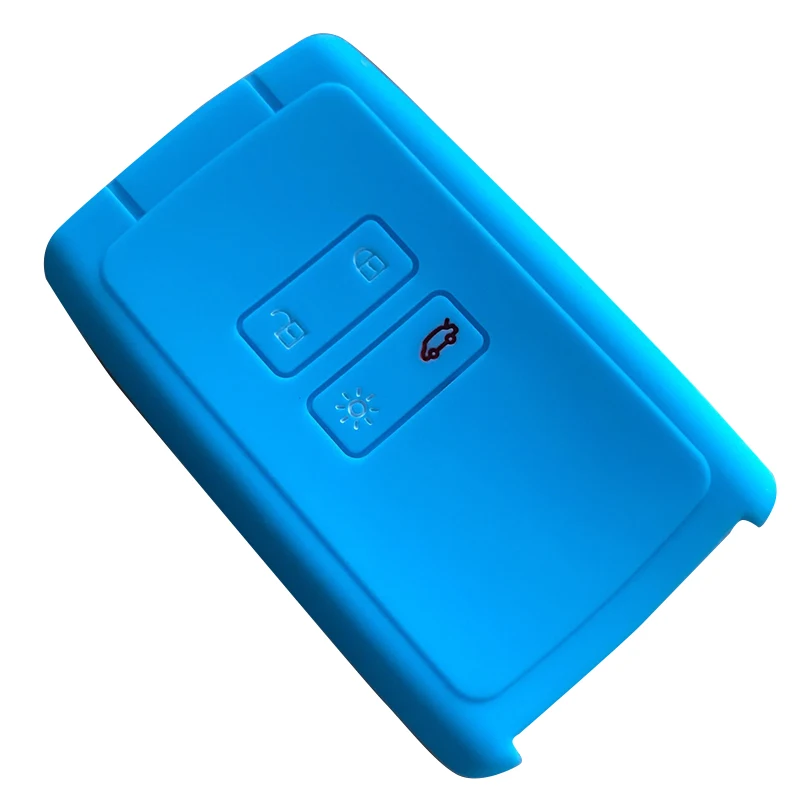 4 кнопки Автомобильный ключ силиконовый чехол протектор держатель для Renault Clio Logan