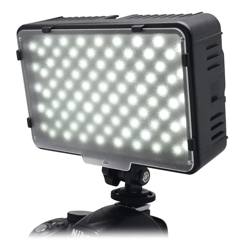 

Mcoplus 168 LED Video Light Camera Photography Panel Lighting 5600K for Canon Nikon Sony Fujifilm DV Camera Camcorder
