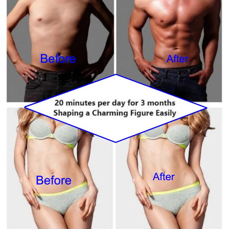 New ABS Simulator Waist Training Body Abdominal Muscle Exerciser Sport Slimming Massager Instrument XD88 | Спорт и развлечения