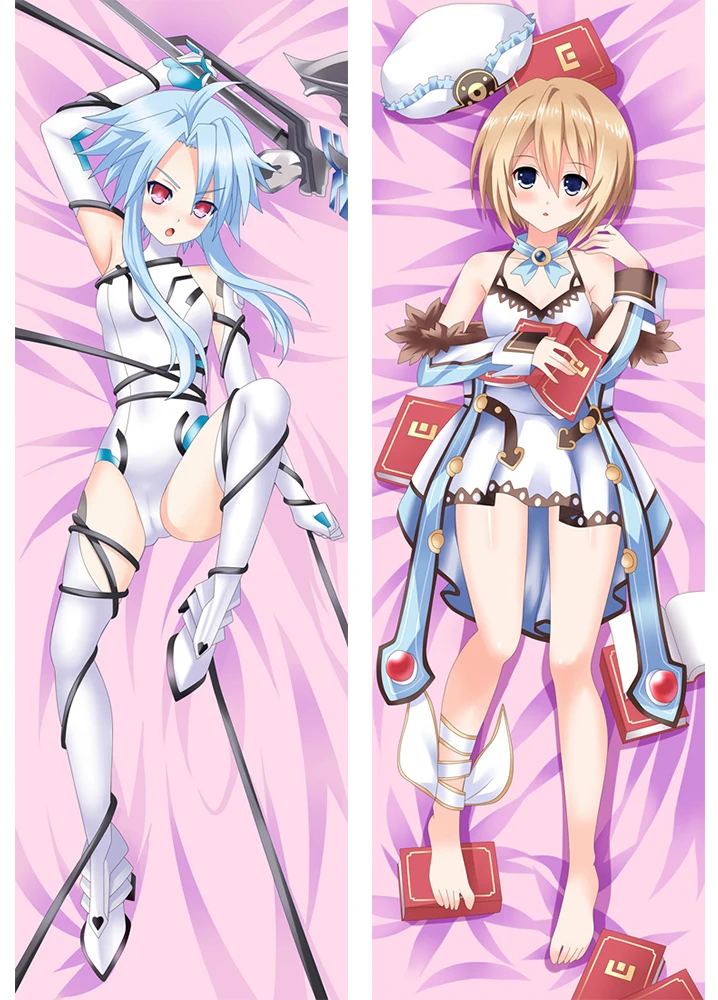 Аниме Hyperdimension Neptunia персонажи сексуальная девушка белое сердце отаку дакимакура