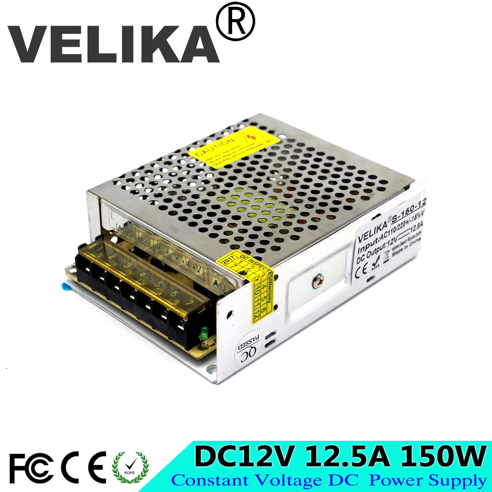 Импульсный источник питания для светодиодных лент 12 В 150 А 110 Вт|switch power|switching power