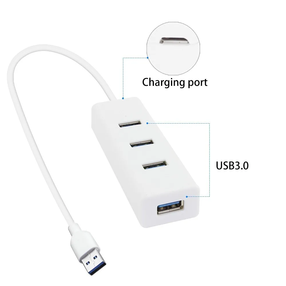 4 портовый микро USB разветвитель 3 0 дюйма|USB-хабы| |