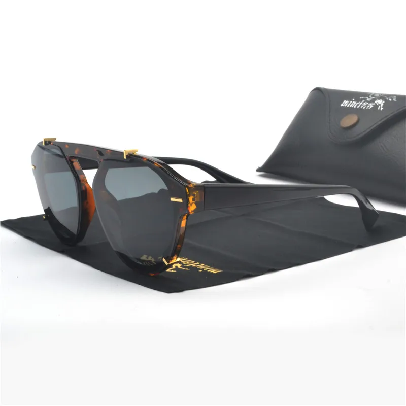 MINCL/Дизайнерские Круглые Солнцезащитные очки для женщин и мужчин Винтажные с