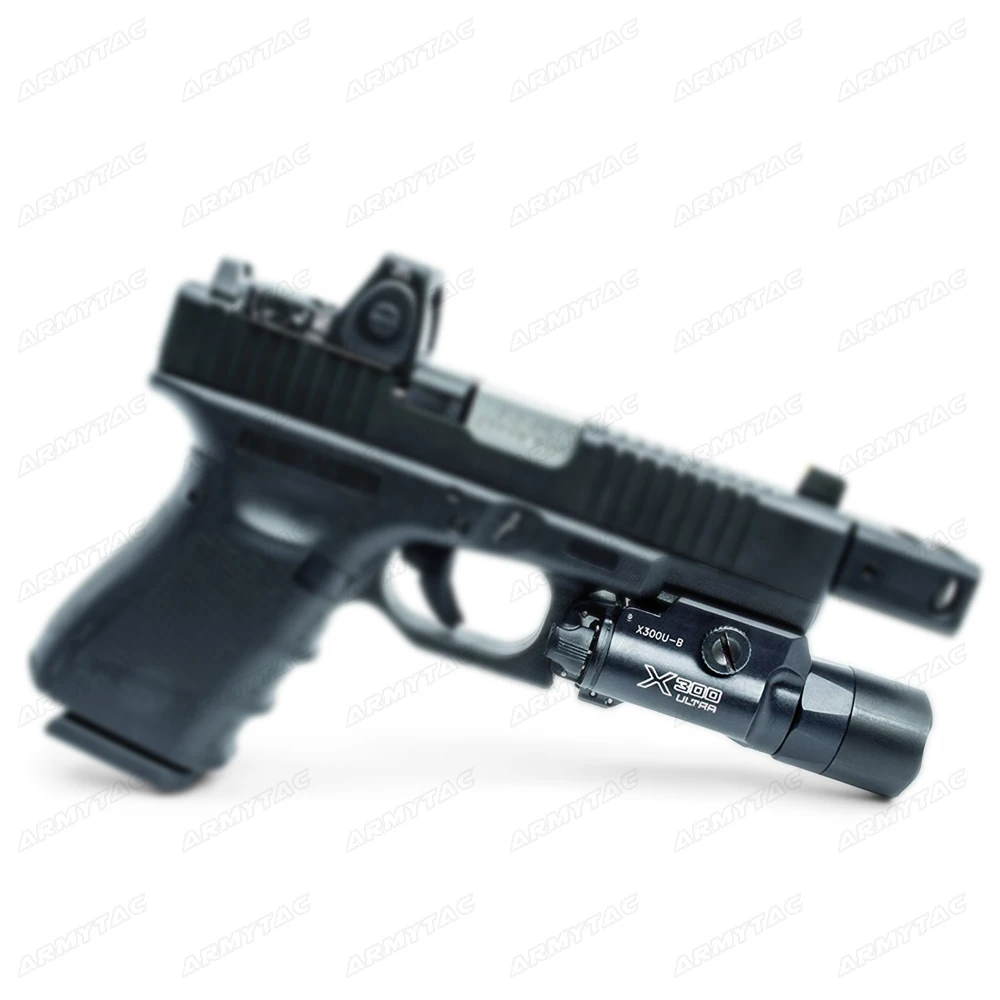 Surefir X300 ультра серия LED WeaponLights с объективом TIR X300U фонарик универсальным рельсовым