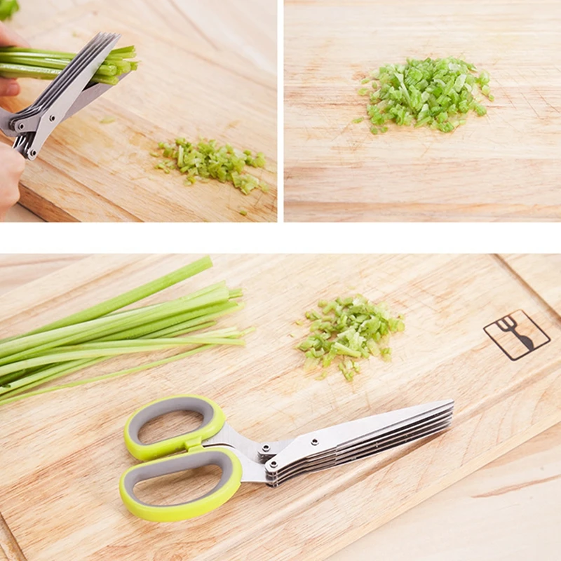 Кухонные ножницы слоев Basil Rosemary профессиональные швейные направляемые для