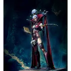 Неокрашенный комплект 124, высота 75 мм, женский с книгой, высота 75 мм, фигурка, историческая фигурка, набор из смолы