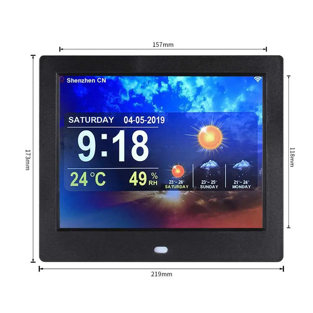 EastVita 8 дюймов Wi-Fi, часы, часы, цифровая фоторамка, электронный альбом, плеер