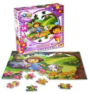 Kids Toy Children Jigsaw Puzzles 72 pcs Dora Puzzle Child Toys Free shipping | Игрушки и хобби