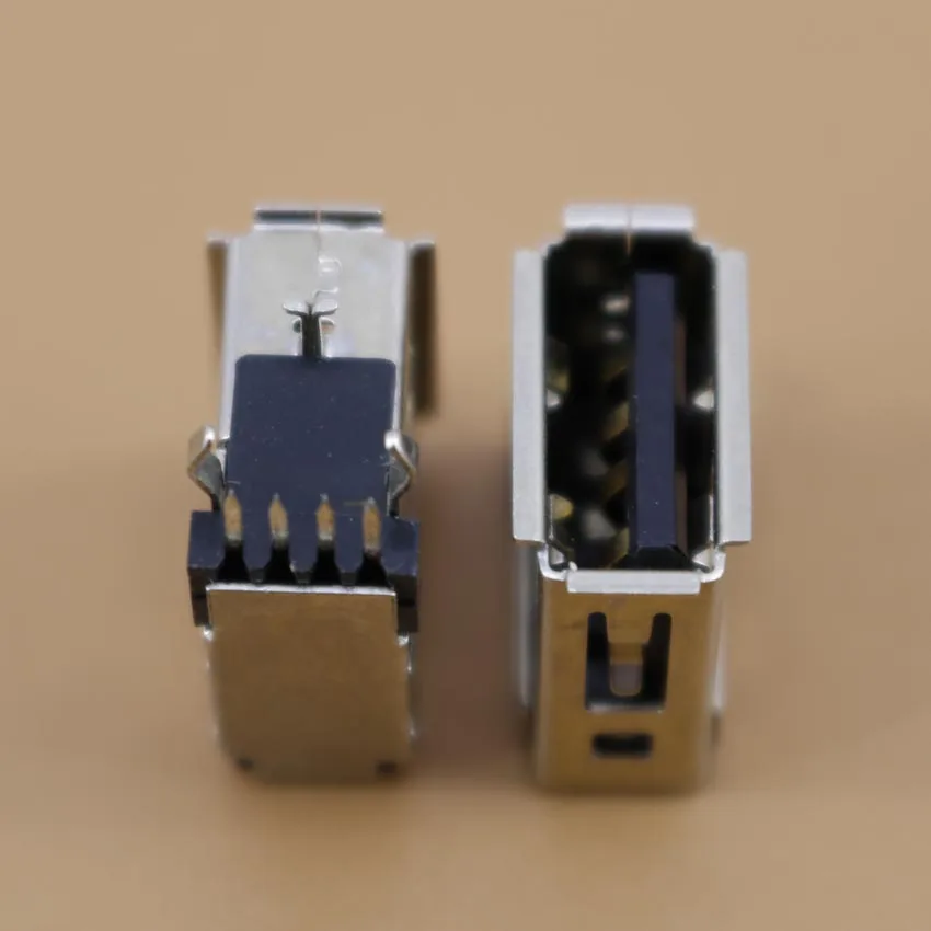 YuXi 1 шт./лот USB 3. 0 4 контактный гнездовой разъем типа А плоский обжимной боковой