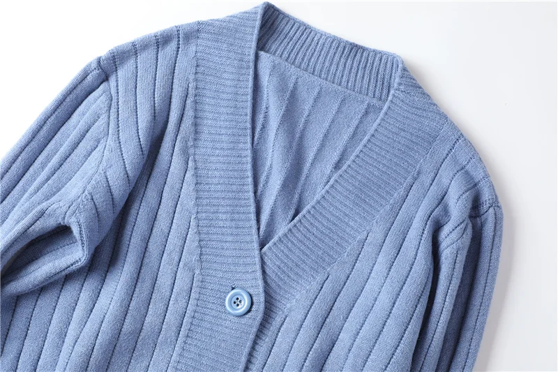 Colorfaith Women Cardigans Sweater New 2019 Knitting Autumn Winter Casual Buttons Single Breasted Outer wear Ladies Tops SW1003 |