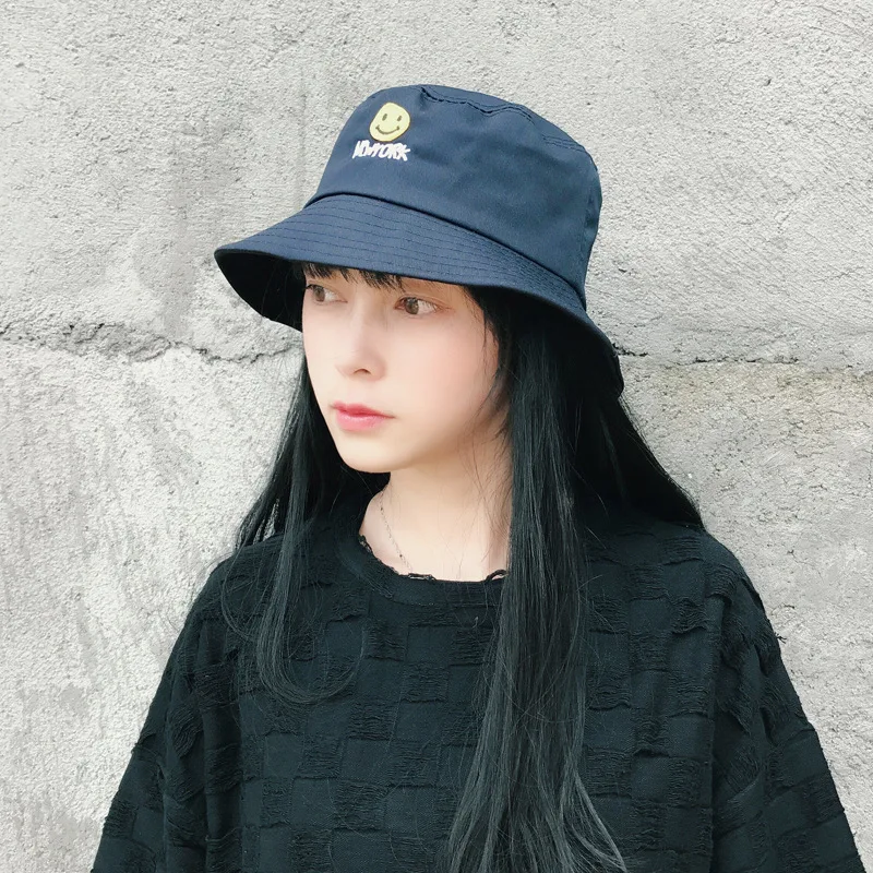 Летний дизайн со смайликом плоский солнцезащитный козырек Рыбацкая шляпа с