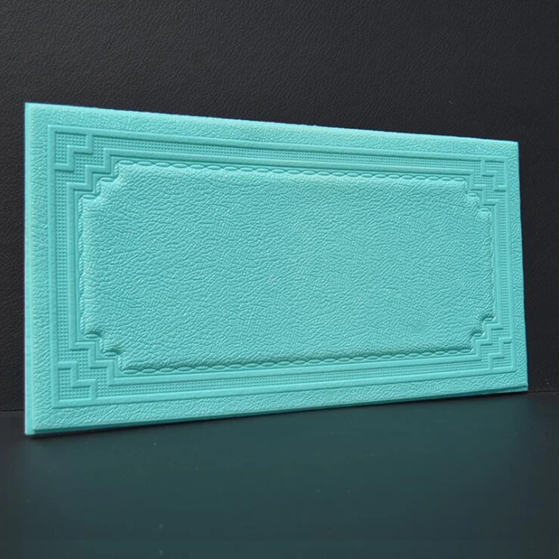 Новый 3D пенопластовый гибкий стикер из искусственной кожи с рисунком
