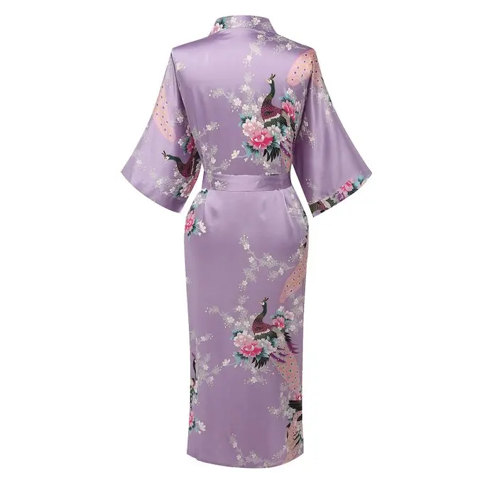 Новое поступление темно синее женское кимоно юката свадебное платье подружки