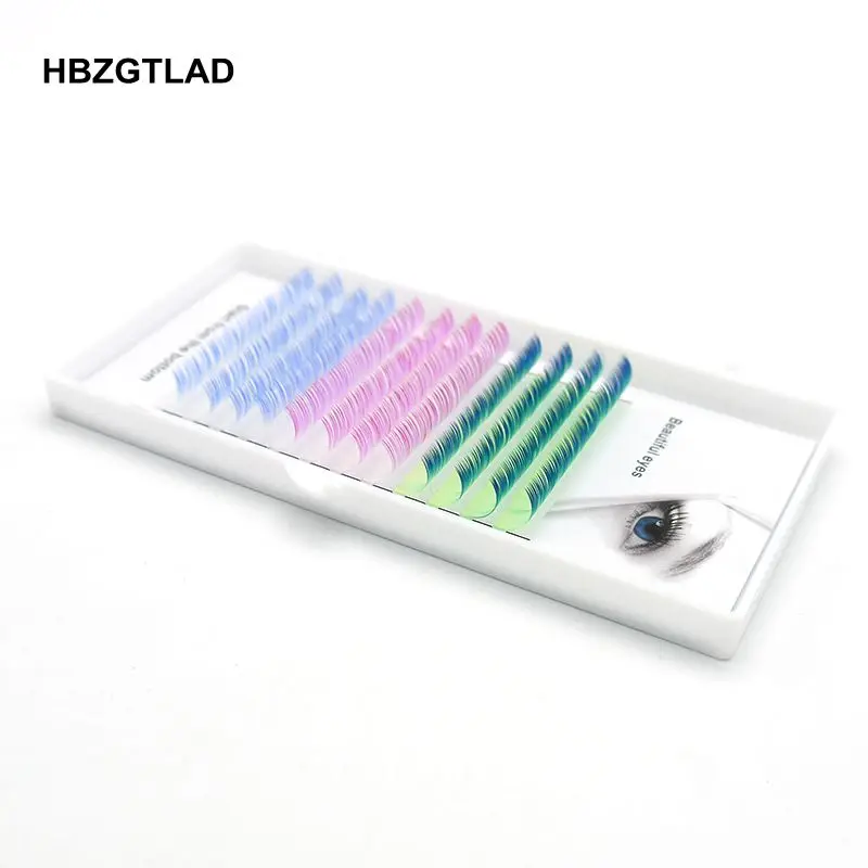 Ресницы цветные HBZGTLAD для наращивания | Красота и здоровье