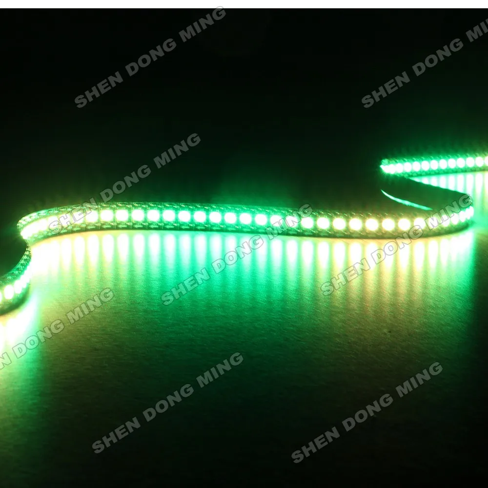 100 м/лот WS2812 светодиодные полосы пикселей, 144led 144IC/M DC5V встроенный IC белый/черный pcb светодиодный цифровой ce и rohs утвержденных