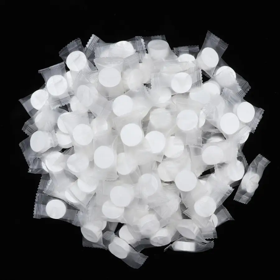 100 шт одноразовый сжатый макияж Хлопковое полотенце для очистки лица Путешествия