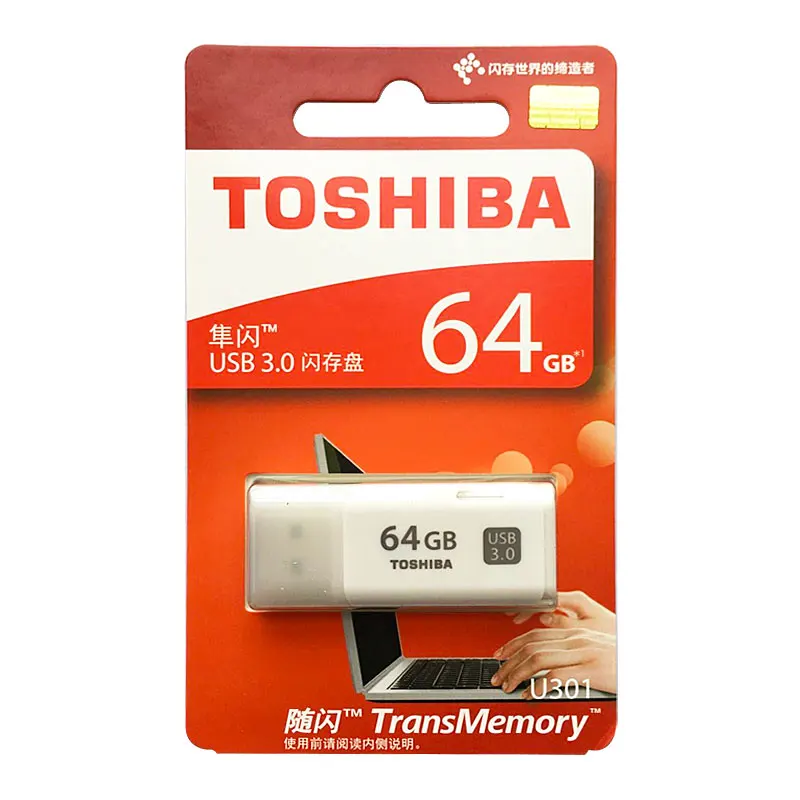 TOSHIBA USB флэш-накопитель 64 ГБ 32 высокоскоростной USB3.0 качественный Накопитель