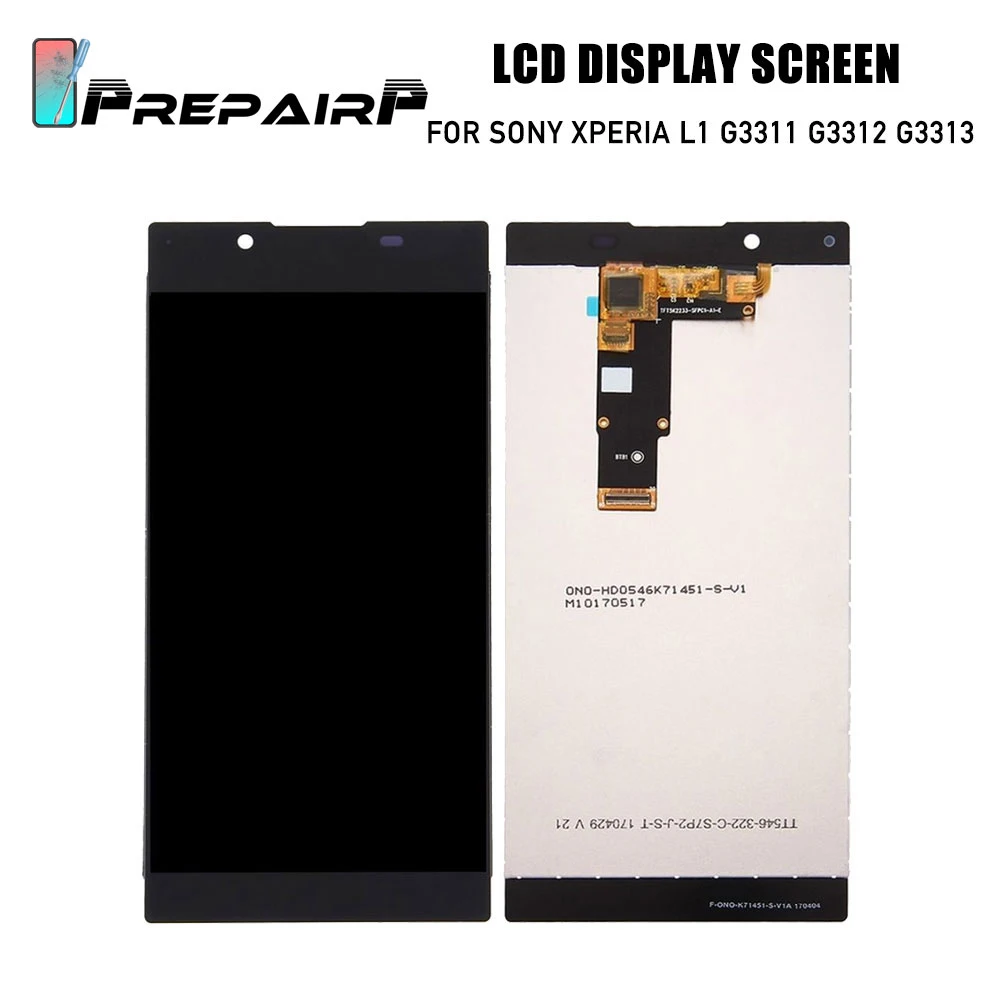 PrepairP lcd screen for sony xperia L1 digitizer display assembly G3311 G3312 G3313 | Мобильные телефоны и аксессуары