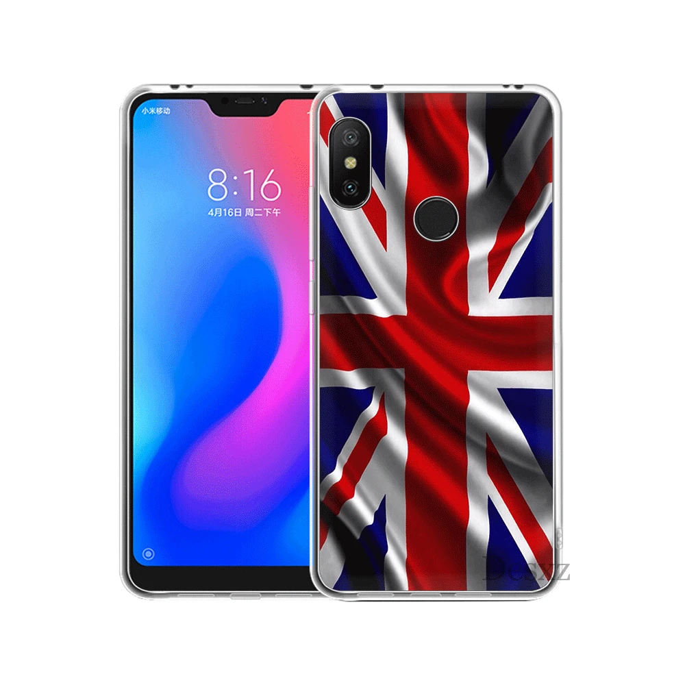 Чехол для телефона Xiaomi Redmi 3S 3 4A 4X 5 5A Plus 6 6A S2 7 Go Pro Union Jack с британским флагом жесткий