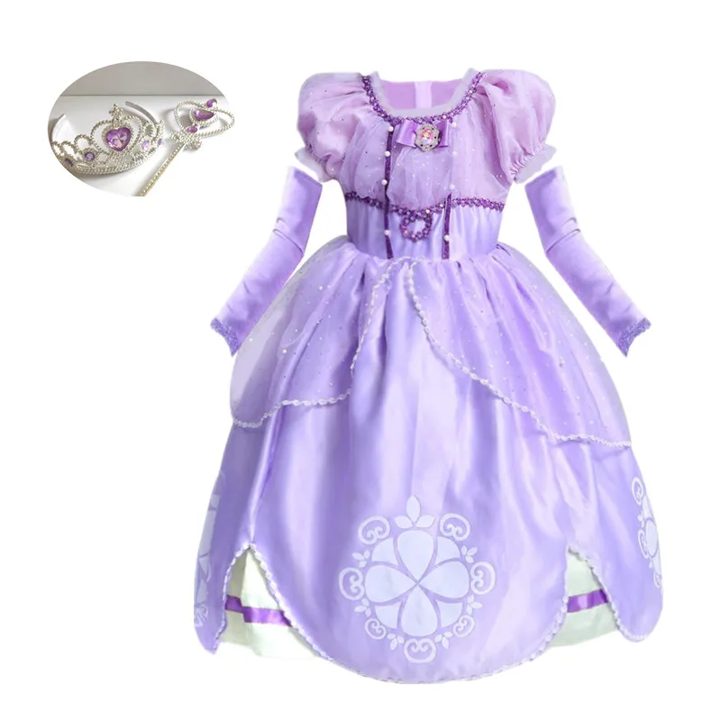 Детский костюм принцессы для девочек косплей на Хэллоуин нарядное платье