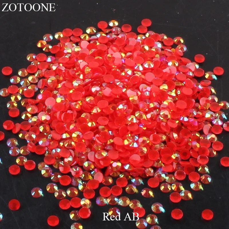 ZOTOONE на возраст от 2 до 6 лет мм 1000 шт прозрачные стразы AB не для горячей фиксации