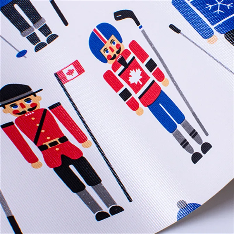 Креативная кожа А4 с рисунком из мультфильма цветная ткань современная домашняя